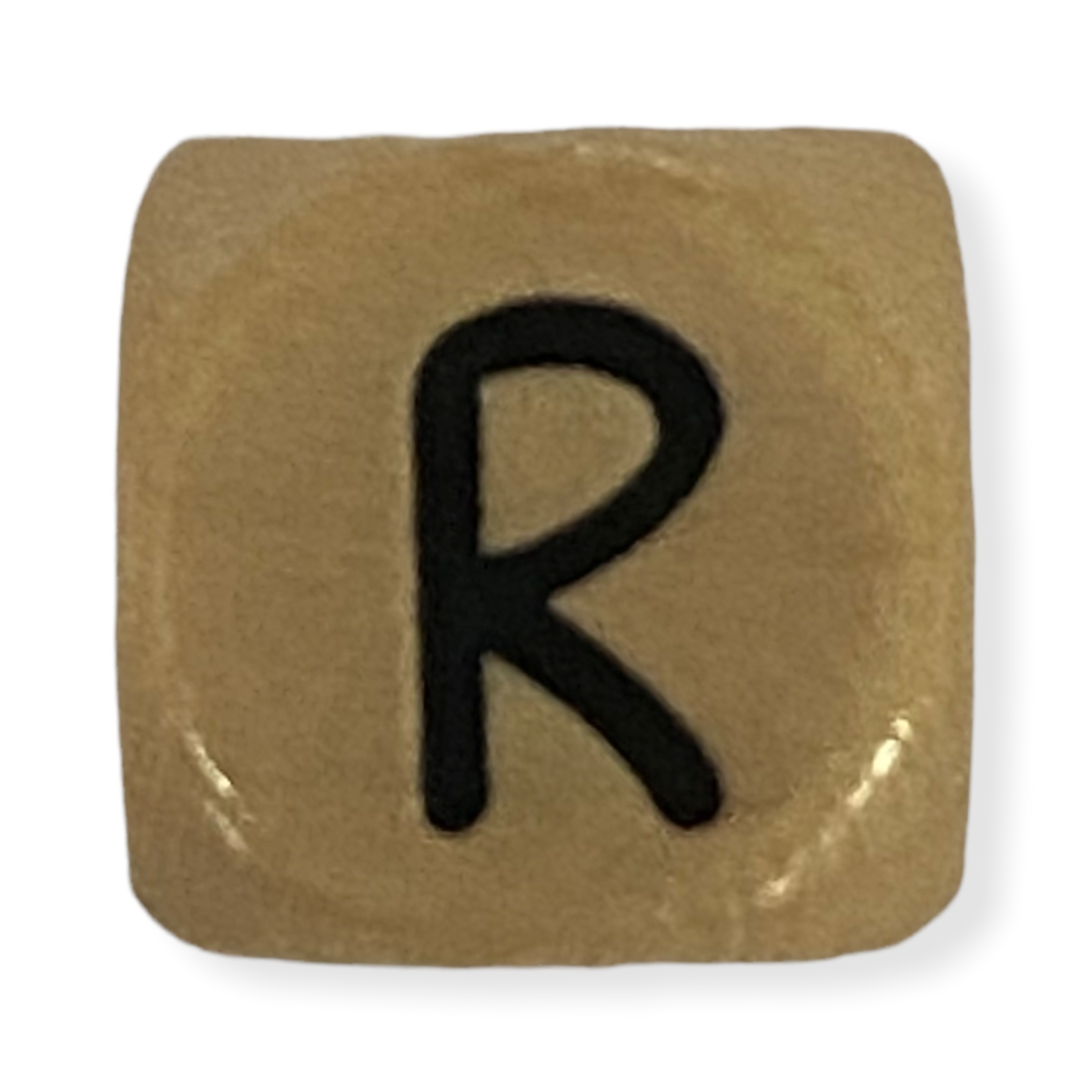 Holzbuchstaben 10 mm natur lackiert