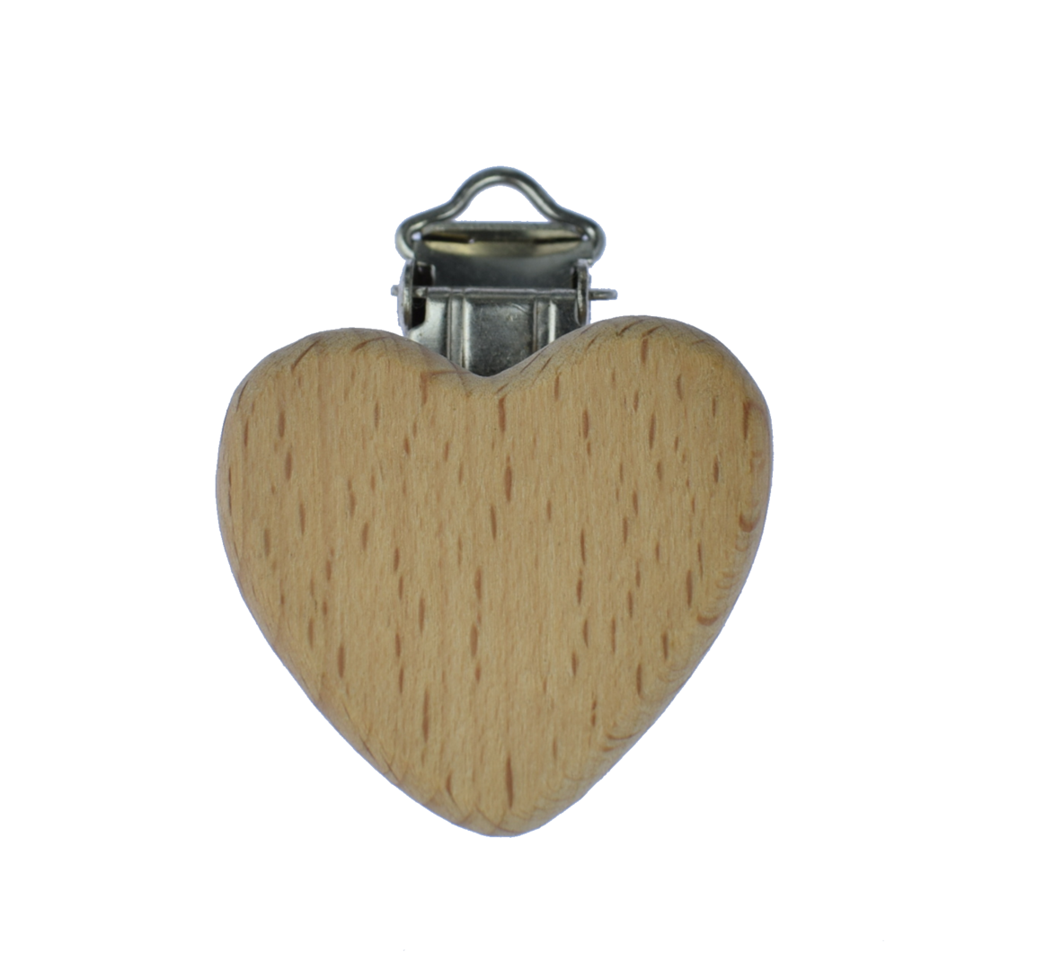 Holz Clip Herz