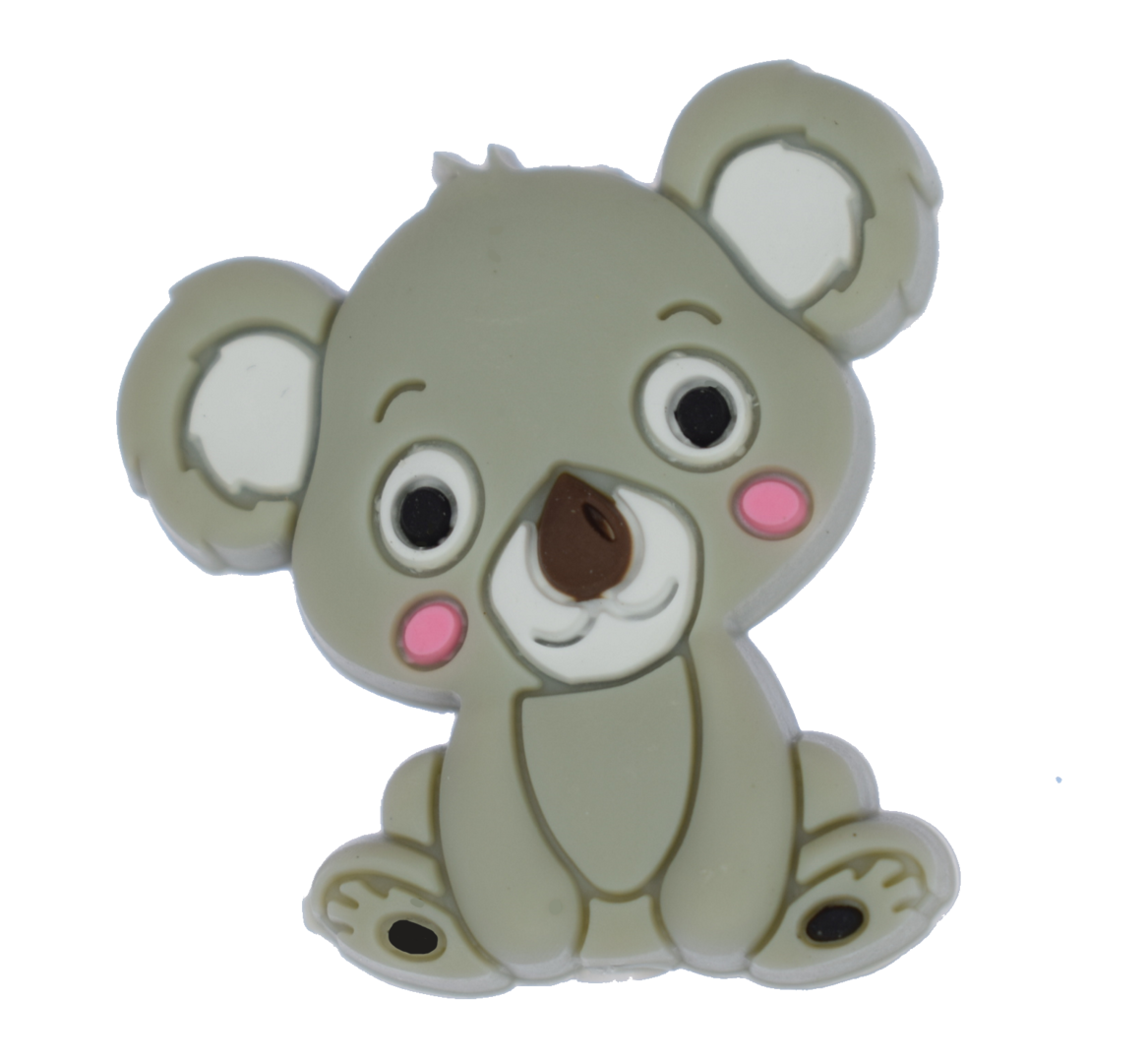 Koala Bead - Light Grey