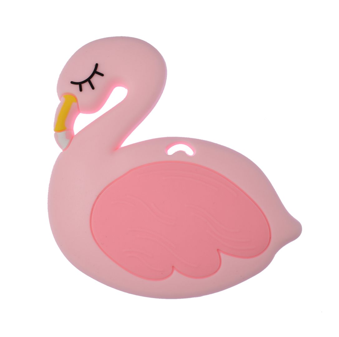 Beissanhänger Flamingo