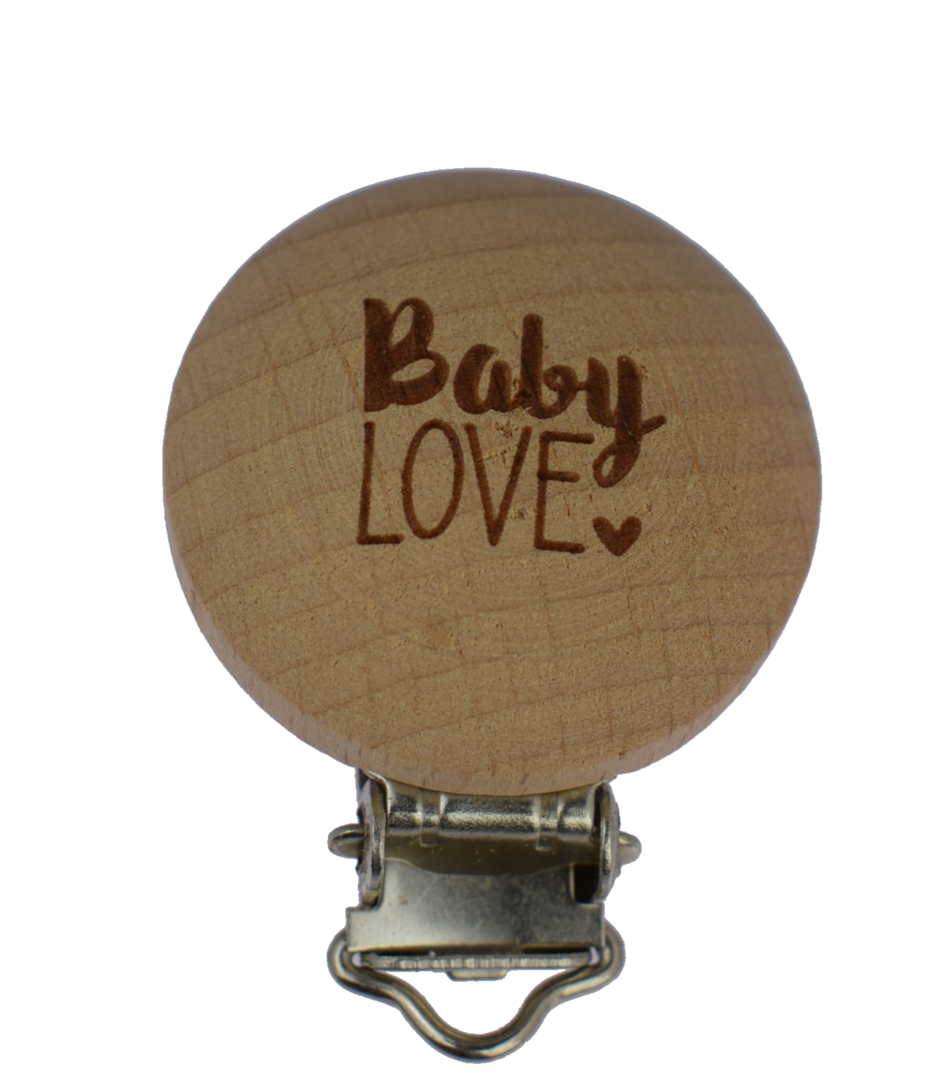 Holz Clip Baby Love